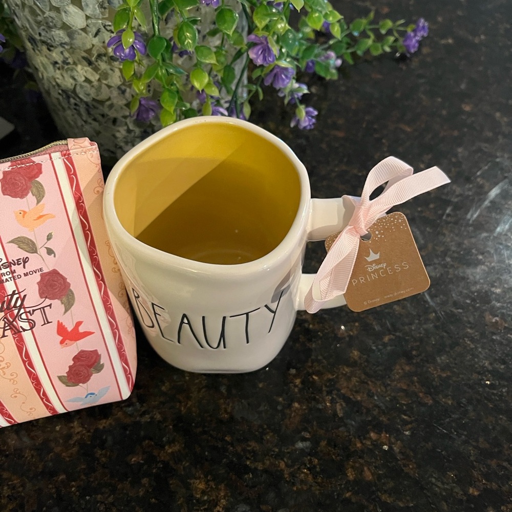 Disney parks Belle pouch & Disney x RAE DUNN beauty and the beast mug - Picture 8 of 13